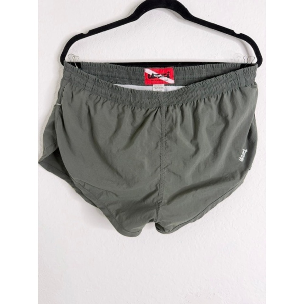 Uzzi Amphibious Gear Mens Medium Olive Green Nylon Running Swim Shorts 1830
